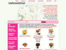 Tablet Screenshot of irvingflowersgifts.com